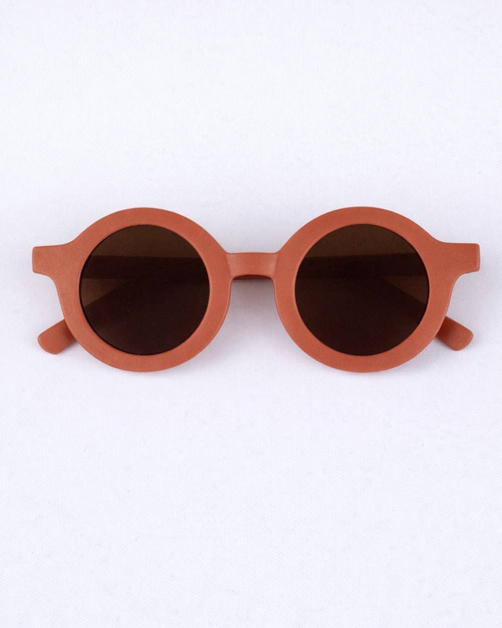 Retro Sunglasses - Burnt Orange