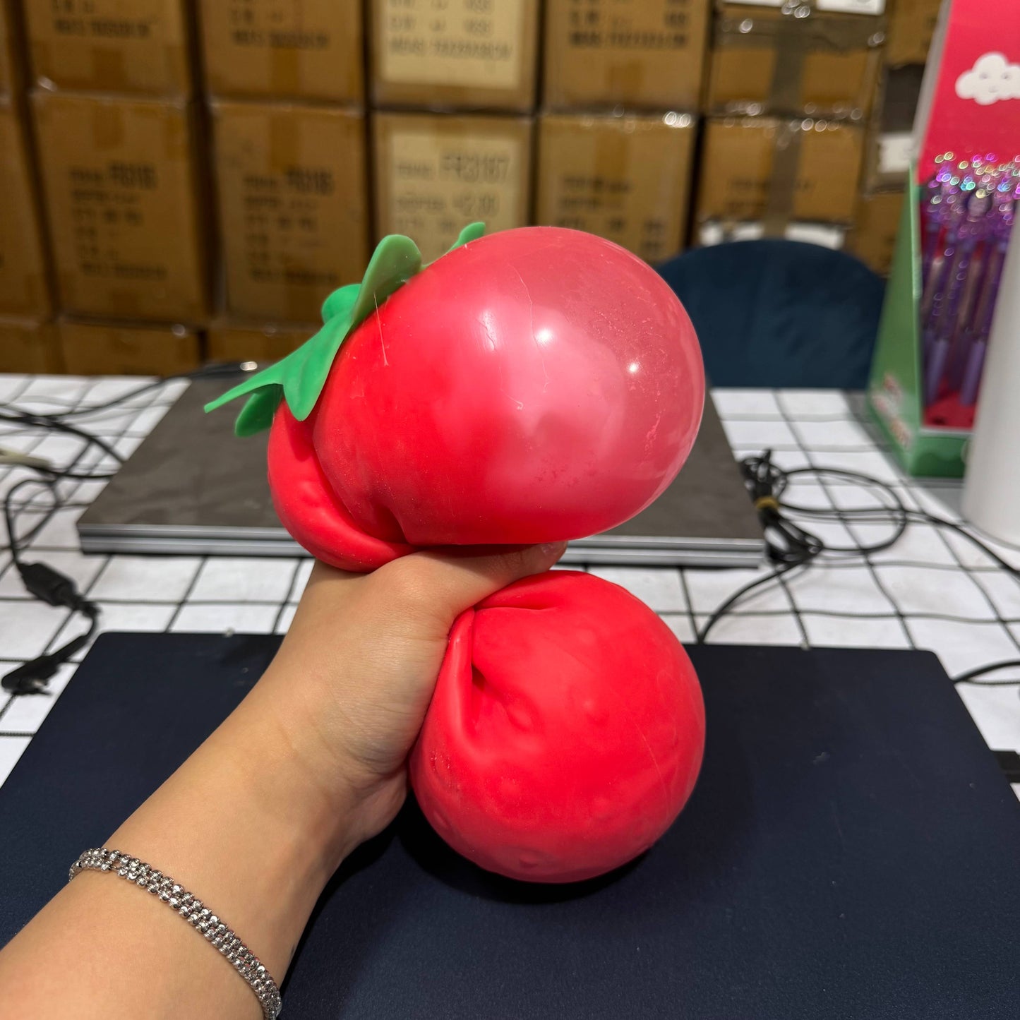 Jumbo Strawberry Squishy 6"