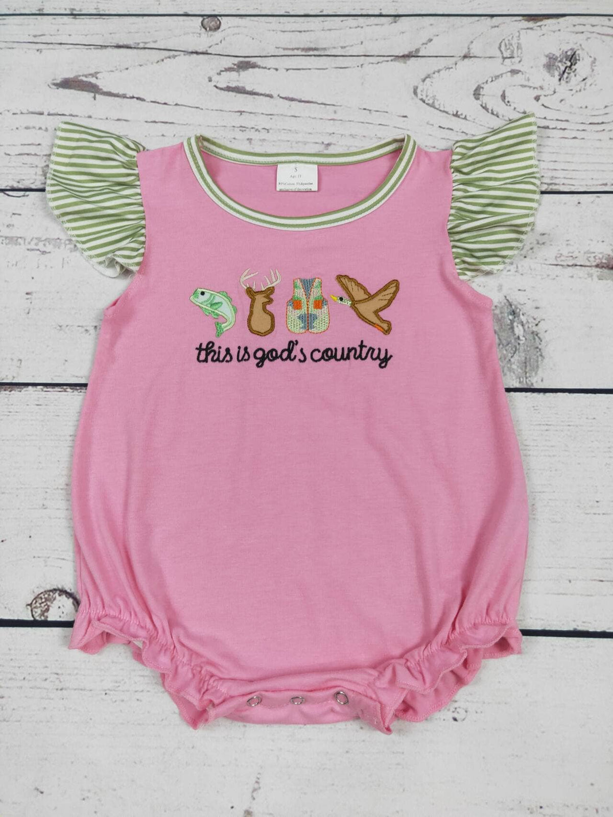 Gods Country Appliqué Bubble