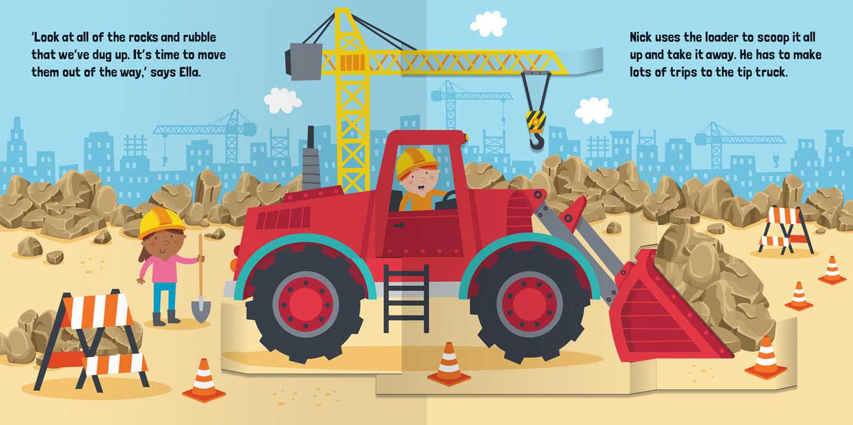 Trucks & Diggers: Pop-Up Book