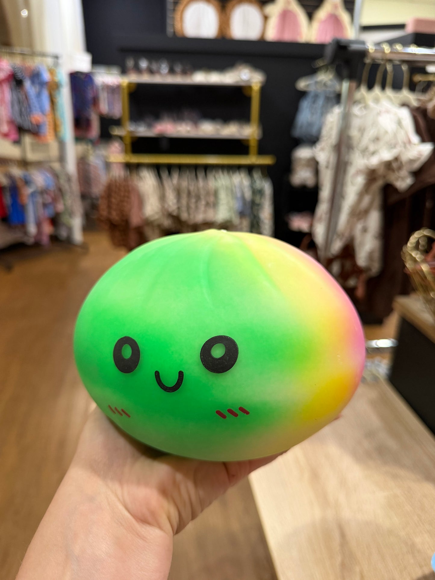 Jumbo Rainbow Dumpling Squishy 8"