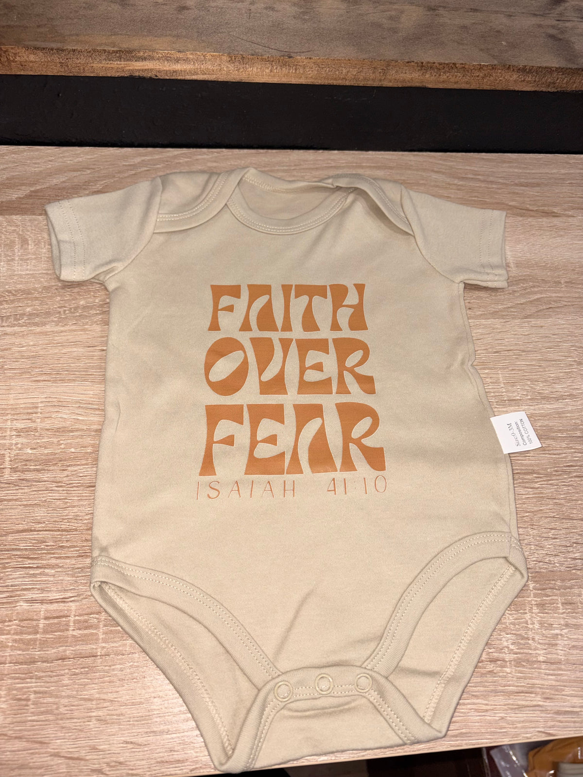 Faith Over Fear Onesie