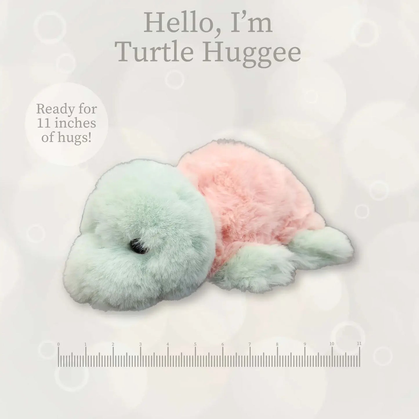 World's Softest Plush Huggee 11 inch - Baby Turtle