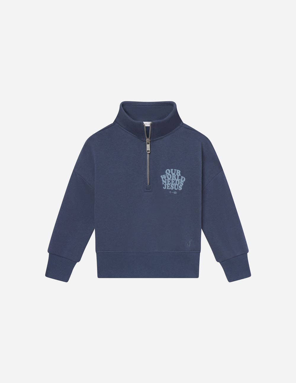 "Our World Needs Jesus" | Kids Half-Zip