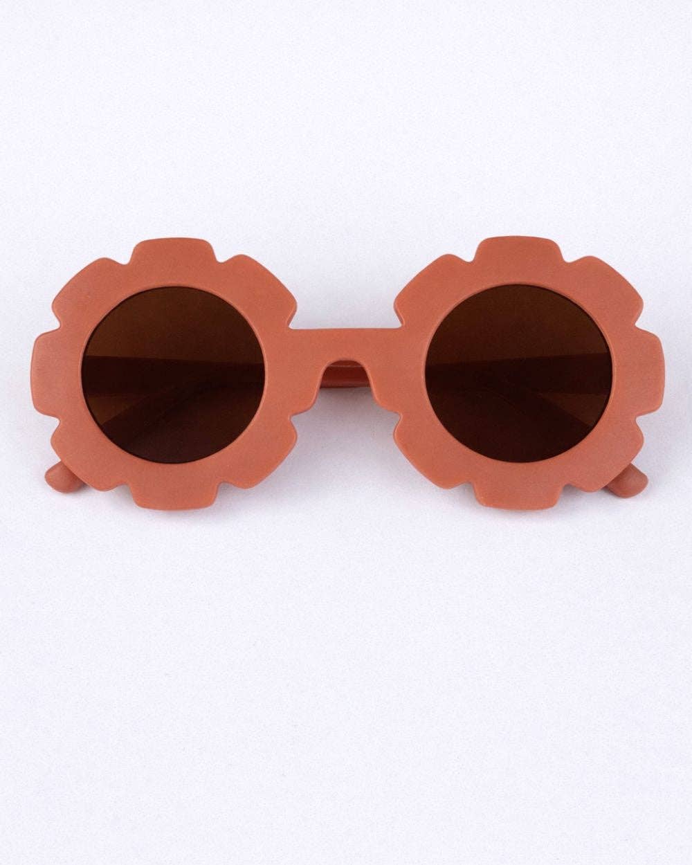 Daisy Petal Sunglasses - Burnt Orange