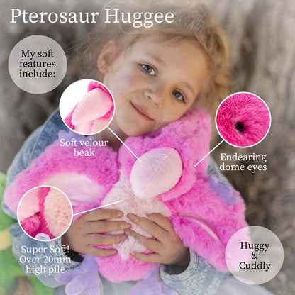 World's Softest Plush Huggee 11 inch - Baby Pterosaur