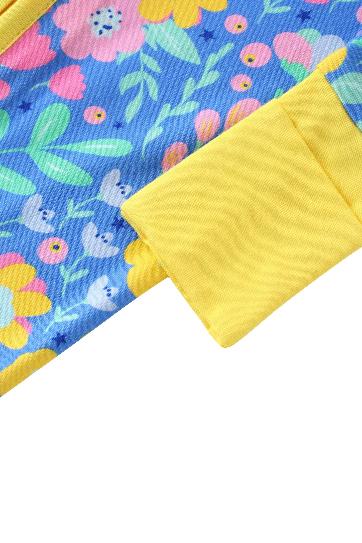 Sunny Blooms Bamboo Baby Convertible Zippy Romper