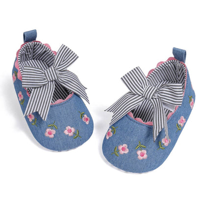 Embroidered Girls Baby shoes