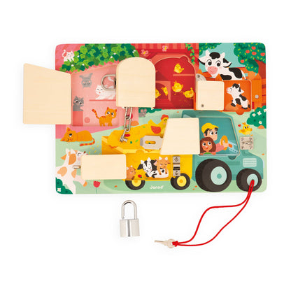 Interactive Padlocks Board | Farm