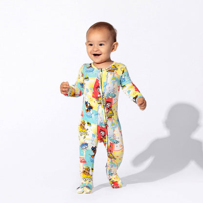Paw Patrol Comic Pups Bamboo Convertible Footie