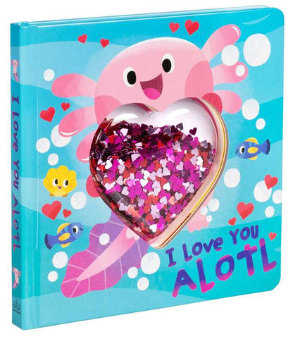 I Love You Alotl - Sequin shaker