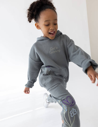 God's Still Working | Kids Hoodie