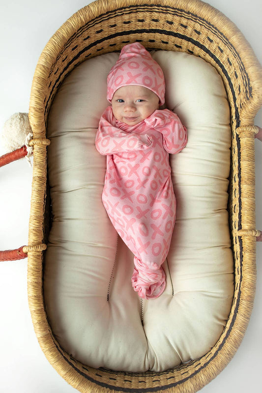 XOXO Love Knotted Newborn Baby Gown
