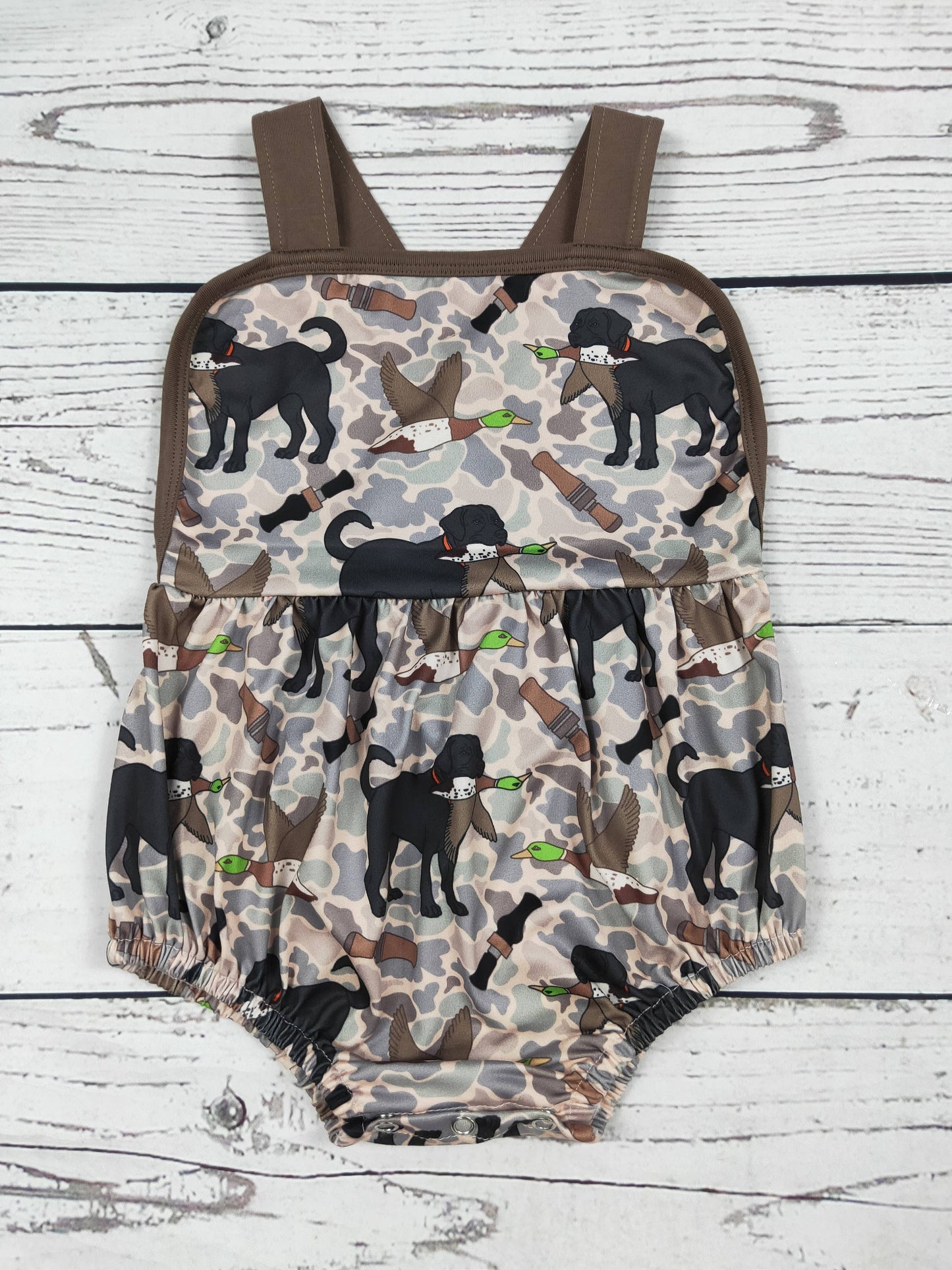 Camouflage Printed Hunting Baby Bubble