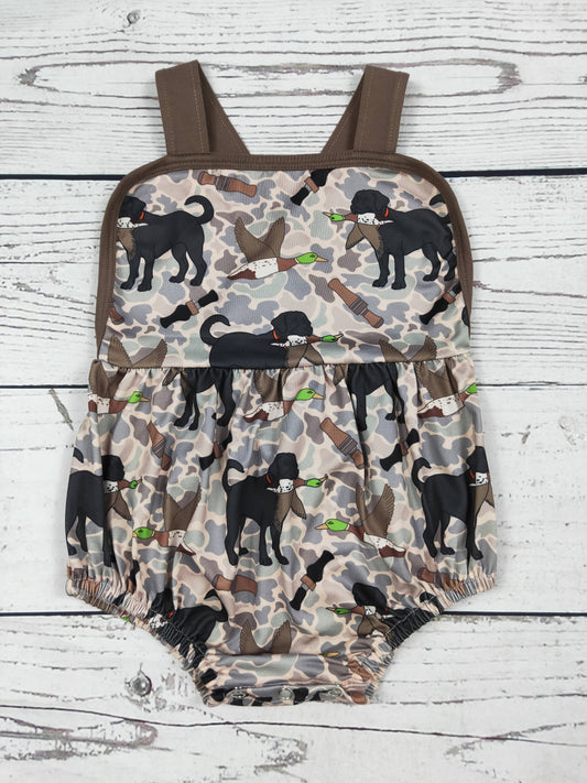 Camouflage Printed Hunting Baby Bubble