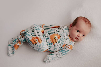 Dinosaur Animal Print Zoo Knotted Gown