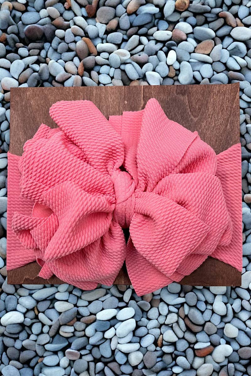 Pink/Big Tassel Headband