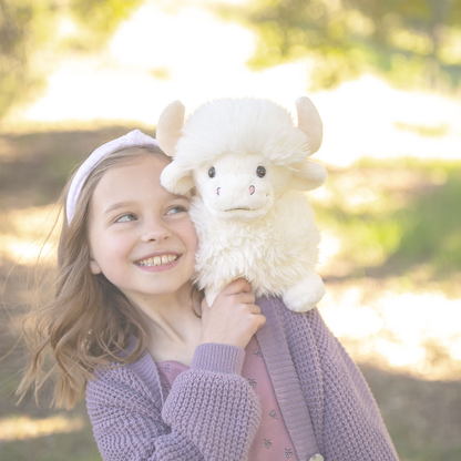 World's Softest Lushee 16 inch - Wuz Highland Cow Std/Wht