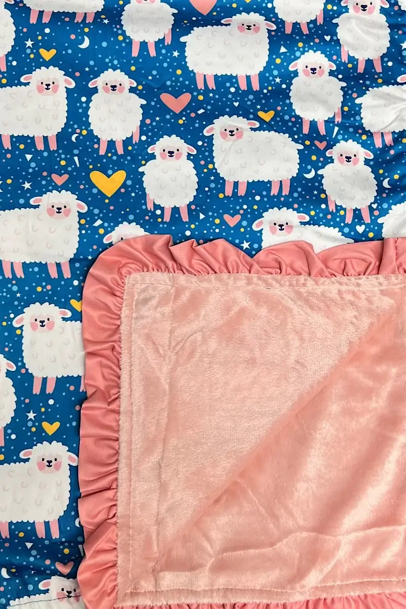 Sheep Baby Blanket | 35x35