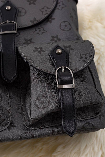 LV Inspired pleather kids backpack