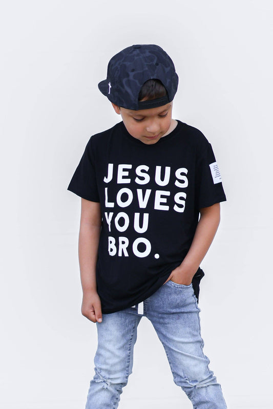 “Jesus Loves You Bro” Bamboo Tee