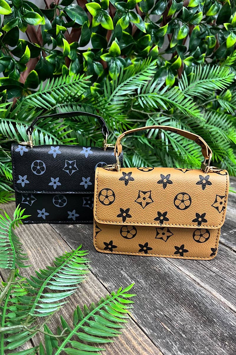 Tan Inspired LV Crossbody Purse