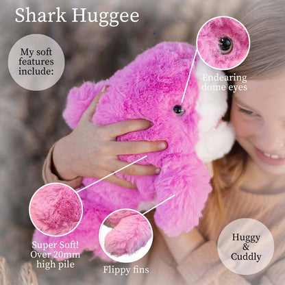 World's Softest Plush Huggee 11 inch - Pink Baby Shark