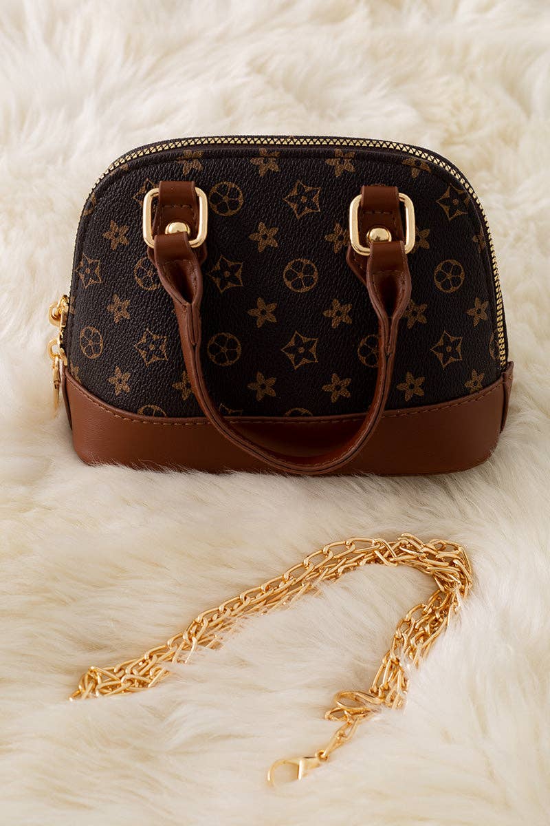 Brown Star LV Inspured Purse