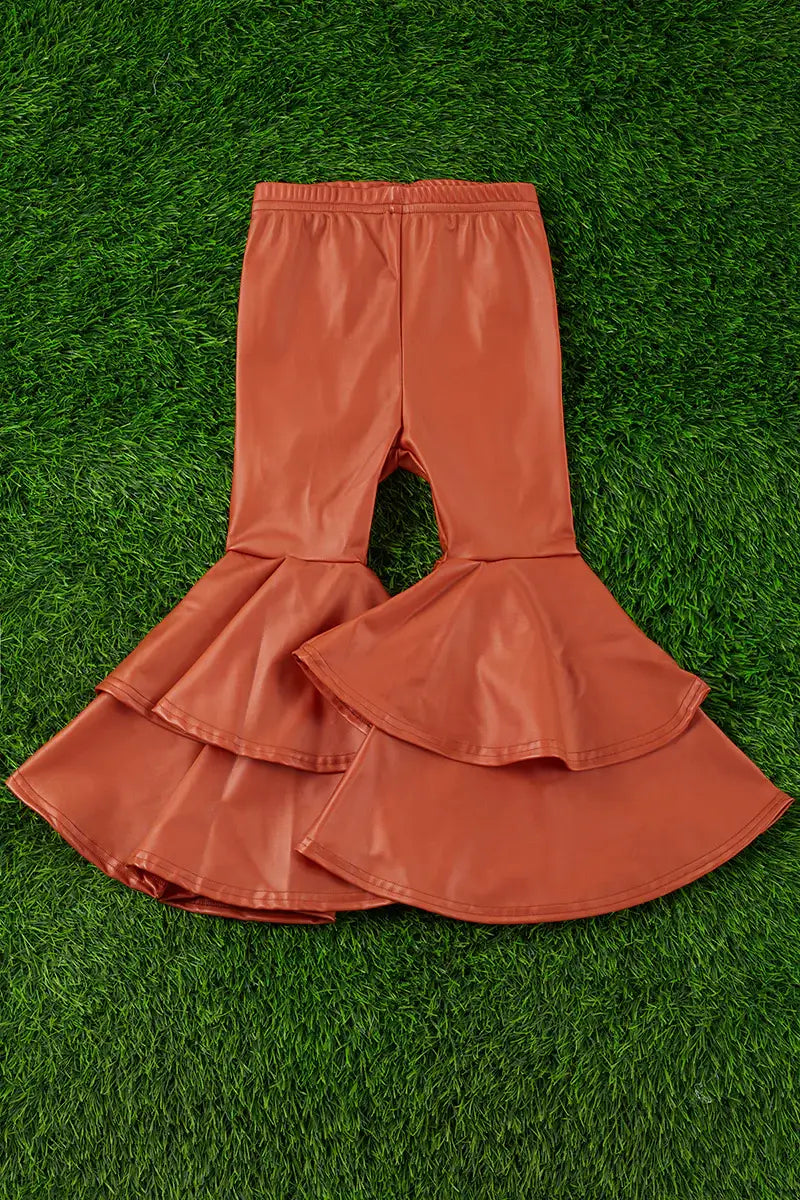 Rust double layer bell bottoms
