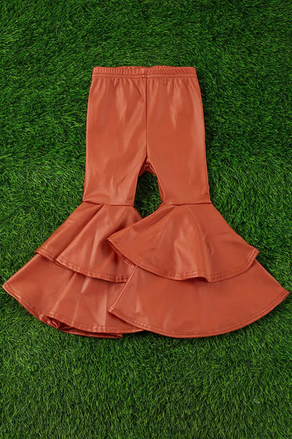 Rust double layer bell bottoms