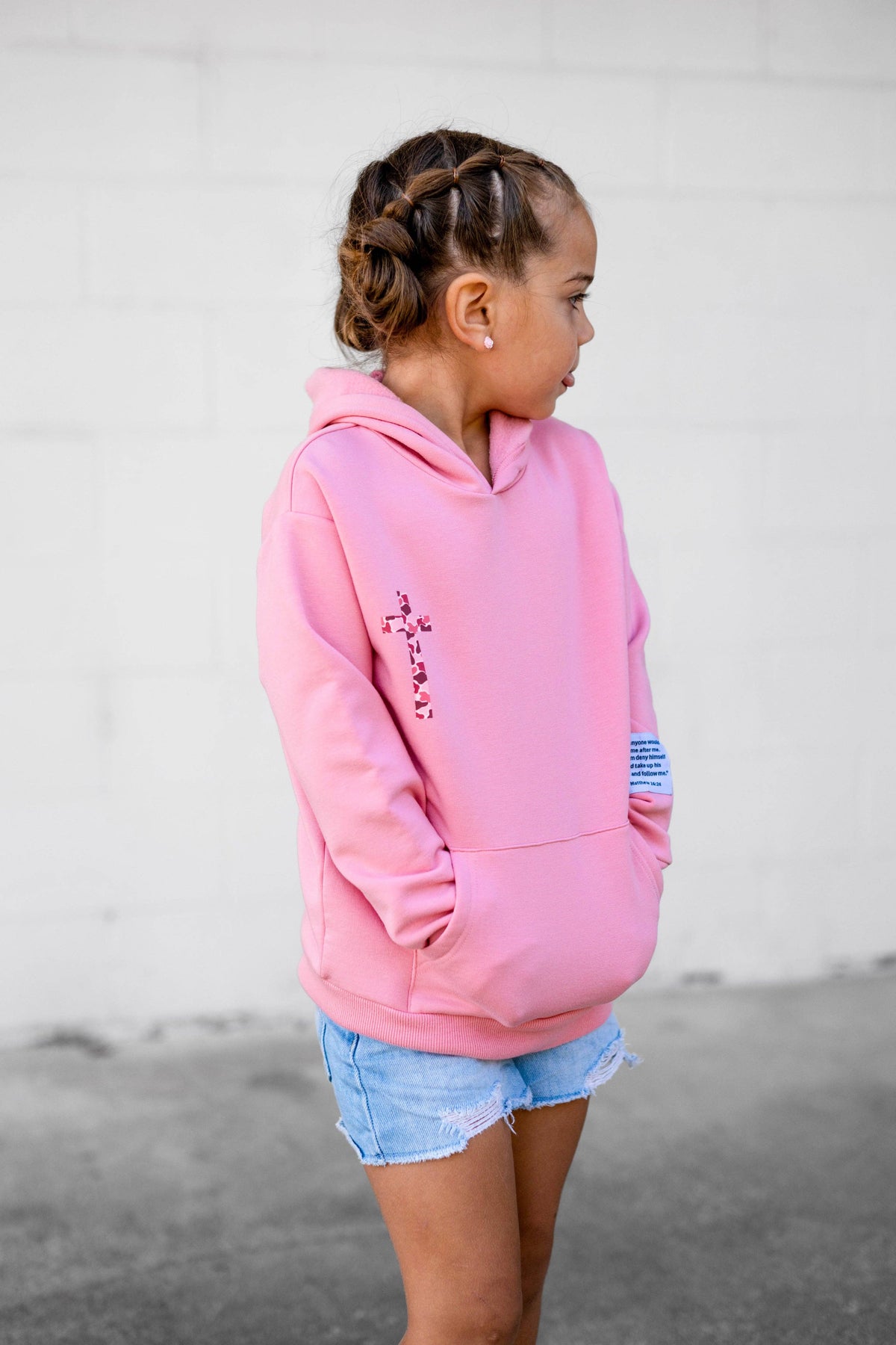 Pink Lord's Army Kid's Hoodie