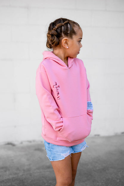Pink Lord's Army Kid's Hoodie
