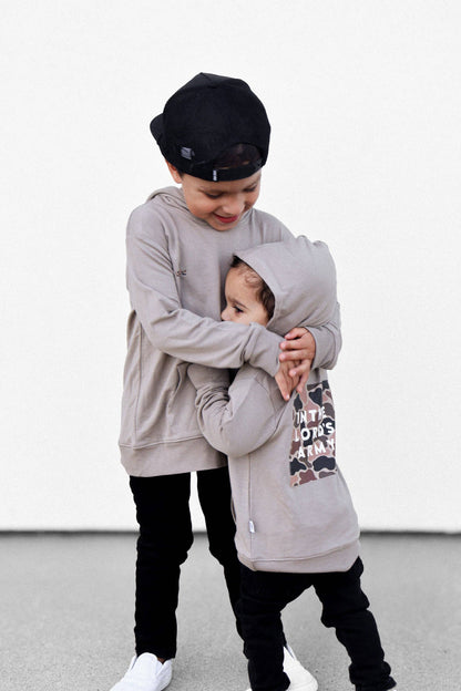 In the Lord's Army Tan Kids Hoodie