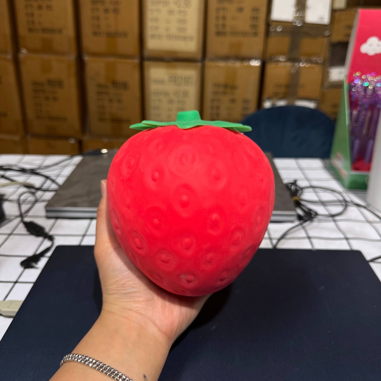 Jumbo Strawberry Squishy 6"
