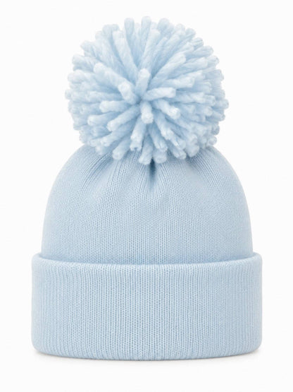 Baby's First Hat, Baby Blue Pom