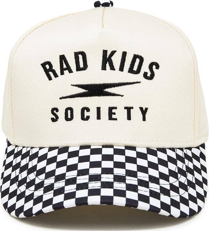 Kid/Baby Hat:  Rad Kids Society - Checker Print