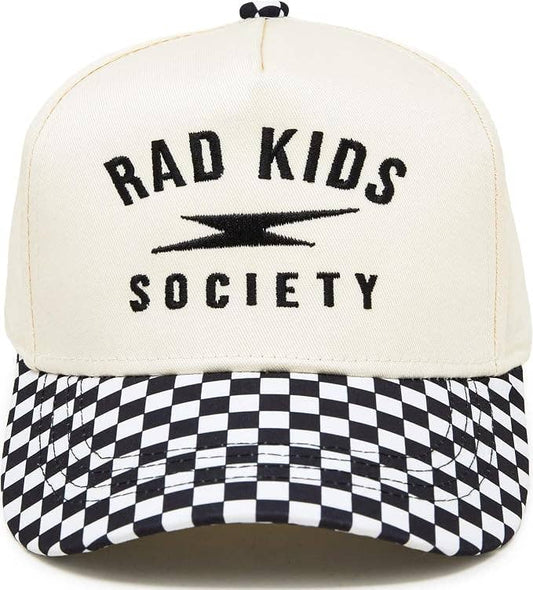 Kid/Baby Hat:  Rad Kids Society - Checker Print
