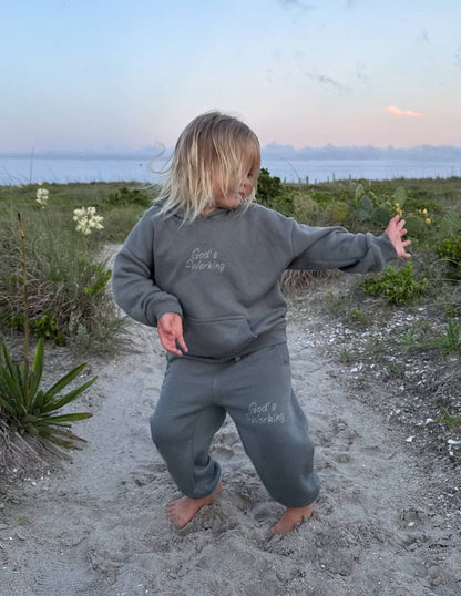 God's Still Working | Kids Hoodie