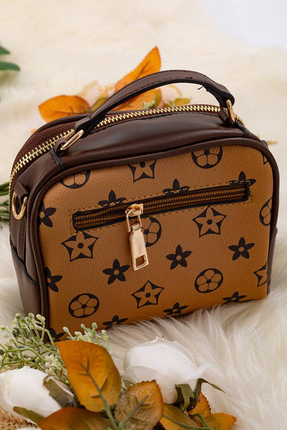 Brown Trim Louis Purse