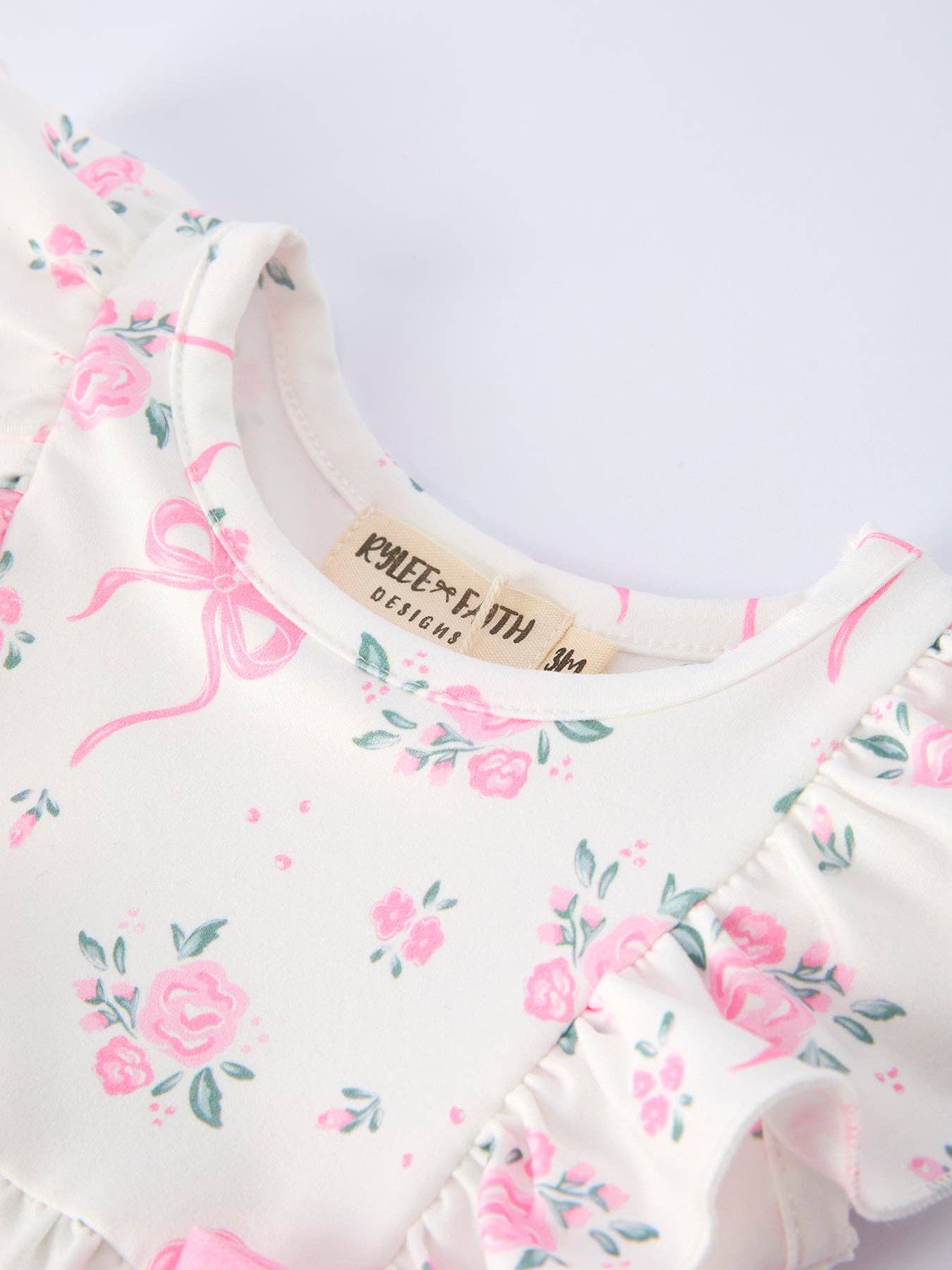 Floral Baby Girls Ruffle Romper