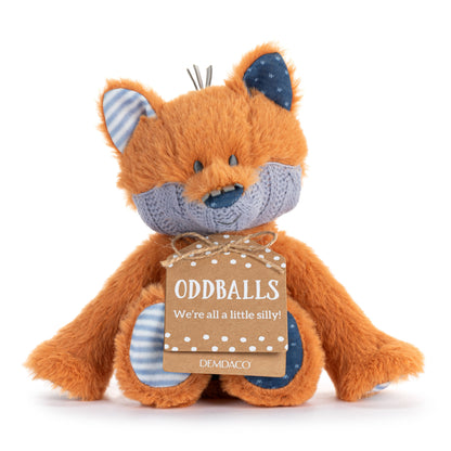 Fox Oddball Mini Plush - 8x6in
