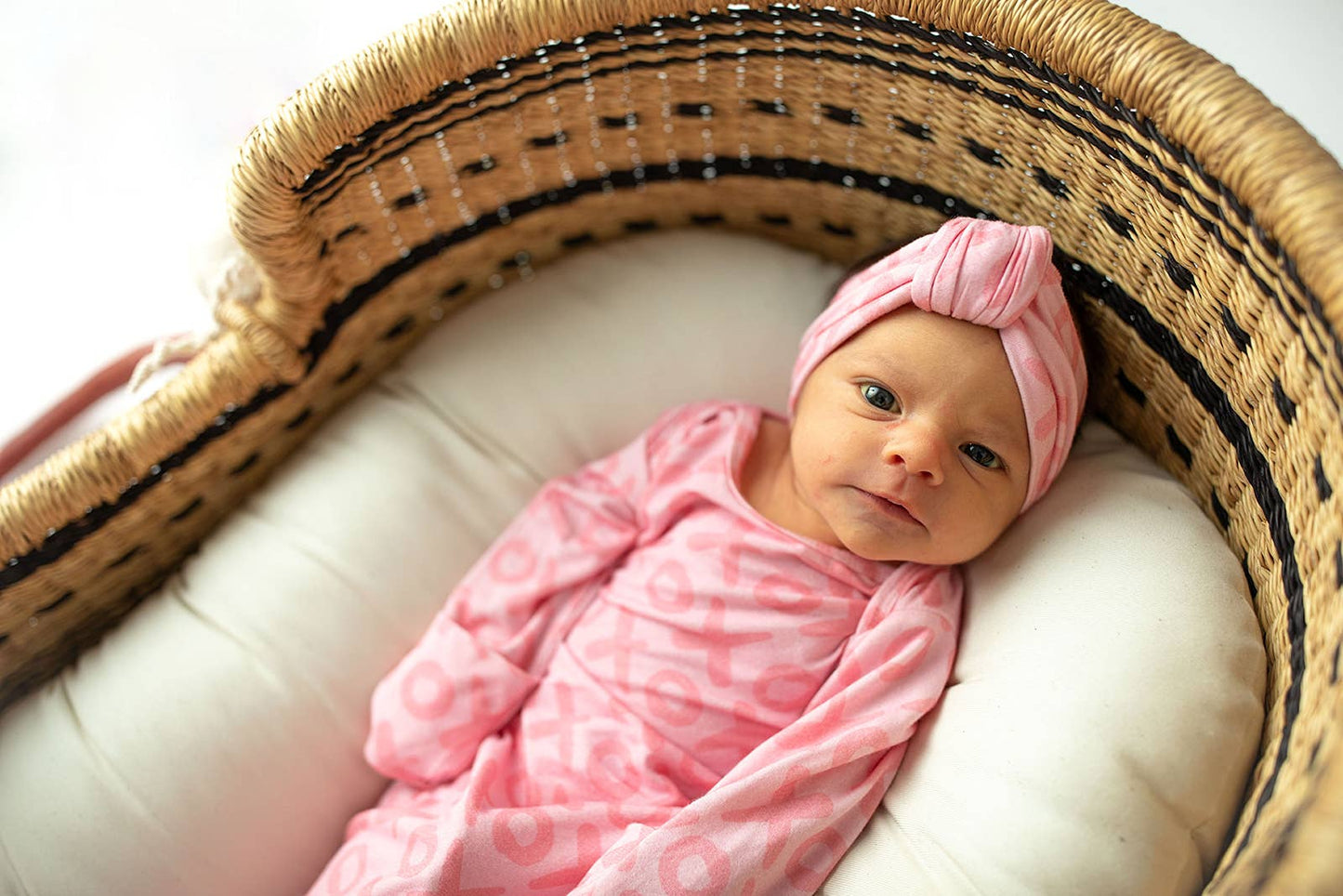 XOXO Love Knotted Newborn Baby Gown