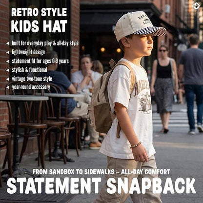 Kid/Baby Hat:  Rad Kids Society - Checker Print