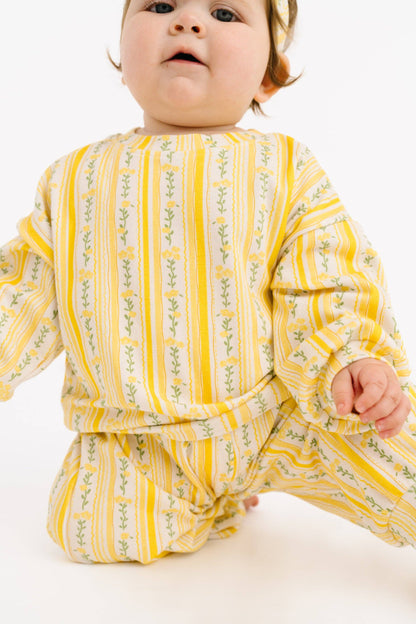 Sunny Meadow Stripe Sweatsuit