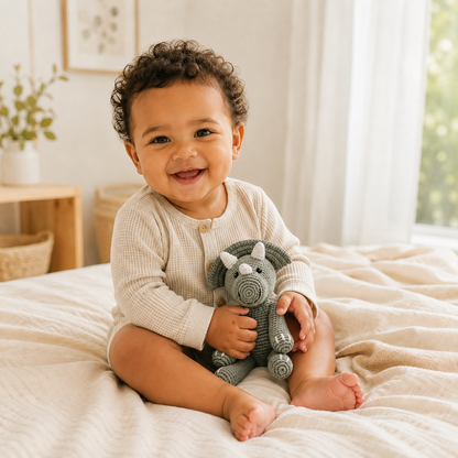 Lullaby Stitch | Triceratops Rattle