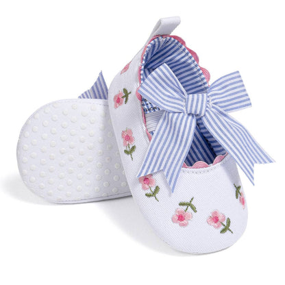 Embroidered Girls Baby shoes