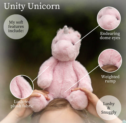 World's Softest Plush Lushee 10in - Unity Unicorn Rose