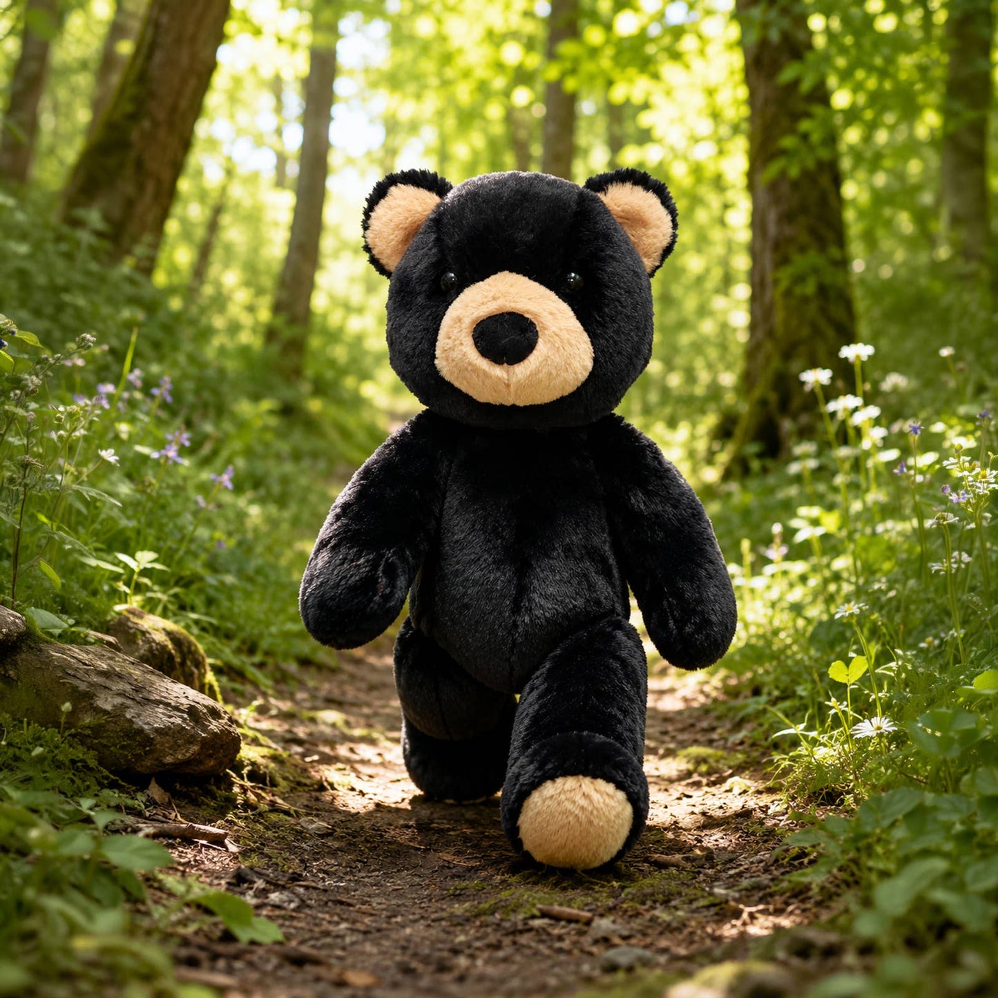 World Softest Plush Lushee 16 inch - Rumbles Black Bear