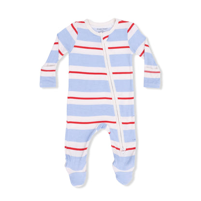 Preppy Rugby - 2 Way Zipper Footie