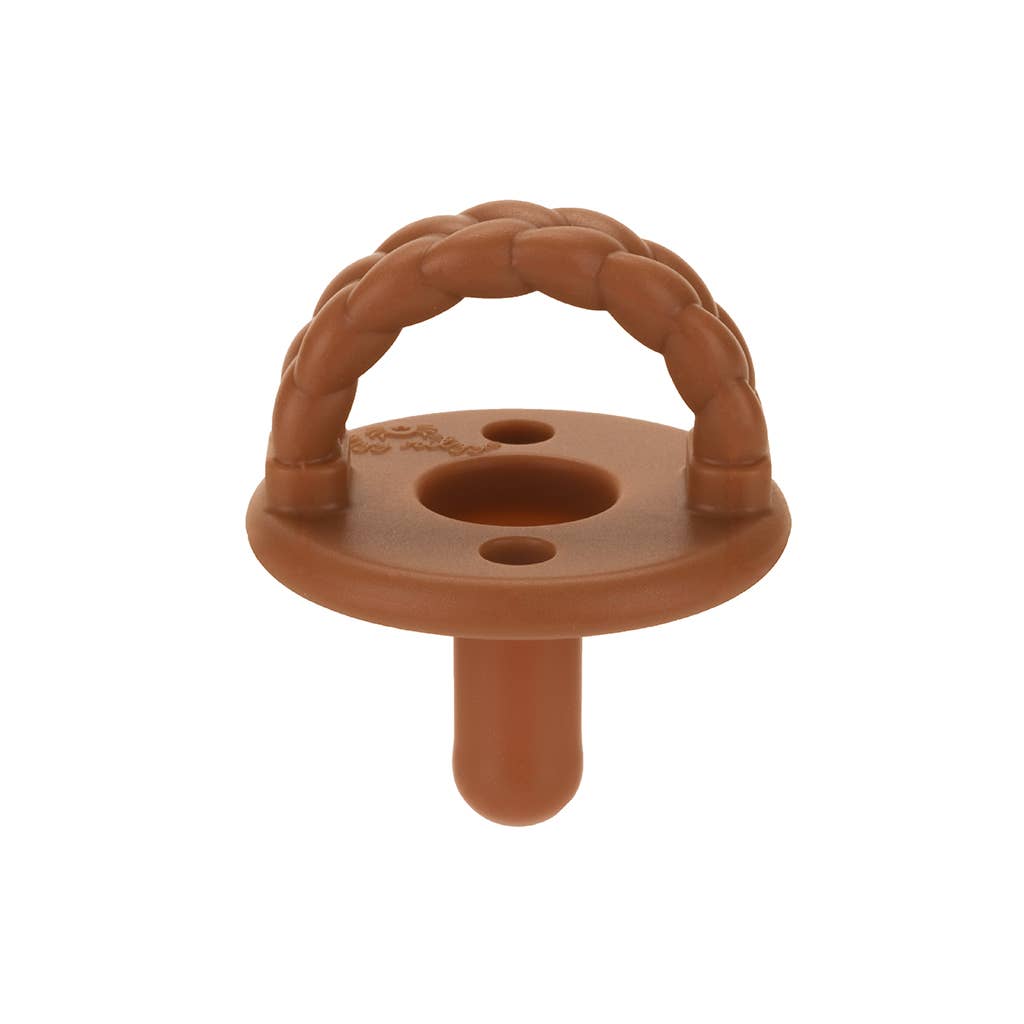 Sweetie Soother™ Silicone Pacifier|Set of 3|Coffee & Cream
